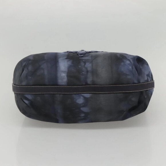 PRADA Shoulder Bag Nylon Blue Silver Auth - Picture 6 of 16